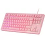 Mars Gaming MK023ES Teclado Gaming Híbrido TKL Rosa